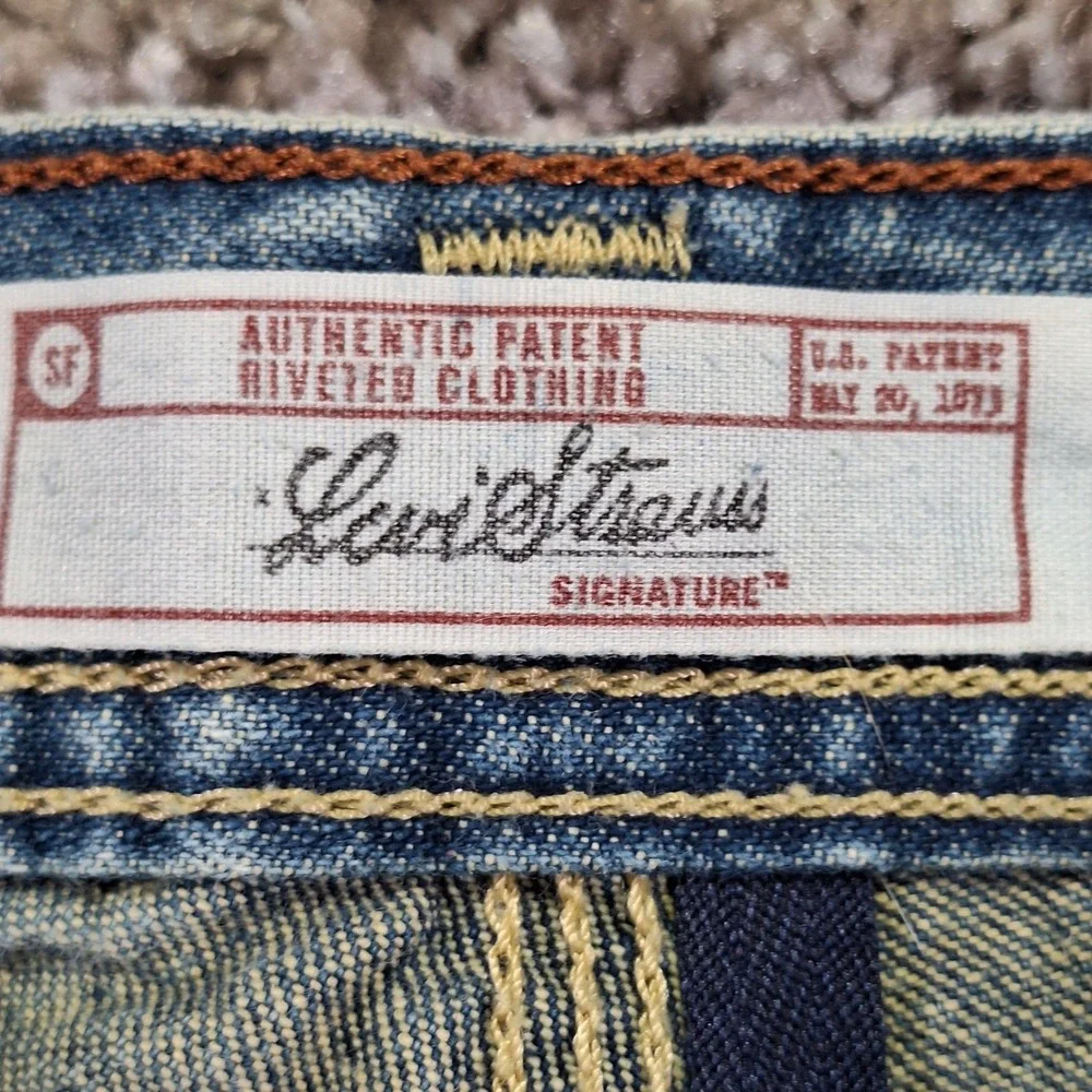 Levi Strauss Carpenter Jeans Boys 16 (Fits W29xL27) Medium Wash Signature